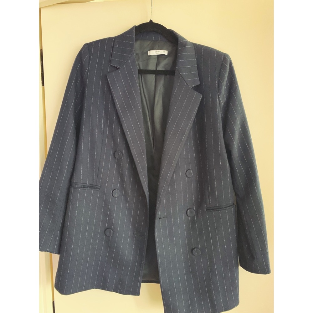 MANGO pinstriped blazer!